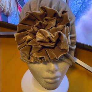 Elegant velour elastic turban